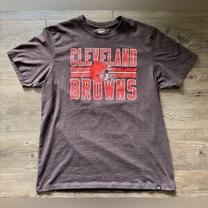 ‘47 Brand Cleveland Browns Short Sleeve Tee, NFL, Men’s Medium